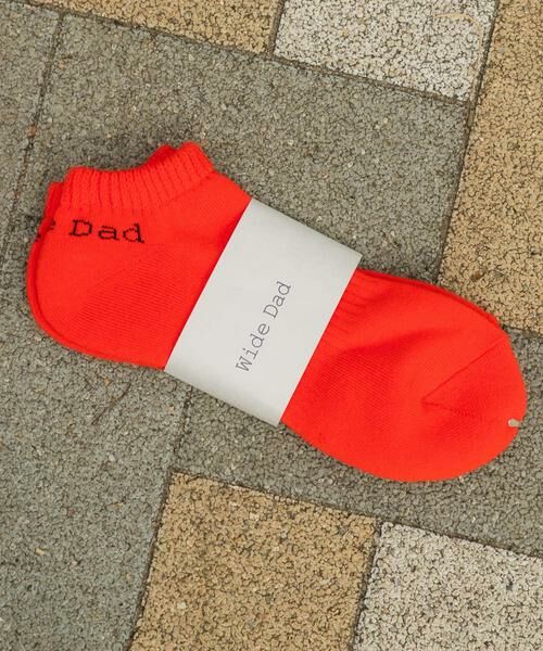 URBAN RESEARCH / アーバンリサーチ ソックス | Wide Dad　WIDE DAD SHORT SOCKS（オレンジ）