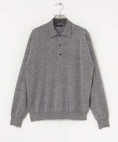 YLEVE　W/S CASHMERE  KNIT POLO