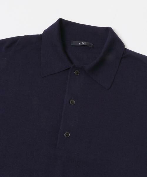 URBAN RESEARCH / アーバンリサーチ ニット・セーター | YLEVE　W/S CASHMERE  KNIT POLO | 詳細9