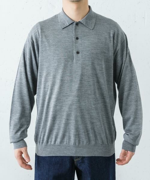 URBAN RESEARCH / アーバンリサーチ ニット・セーター | YLEVE　W/S CASHMERE  KNIT POLO | 詳細10