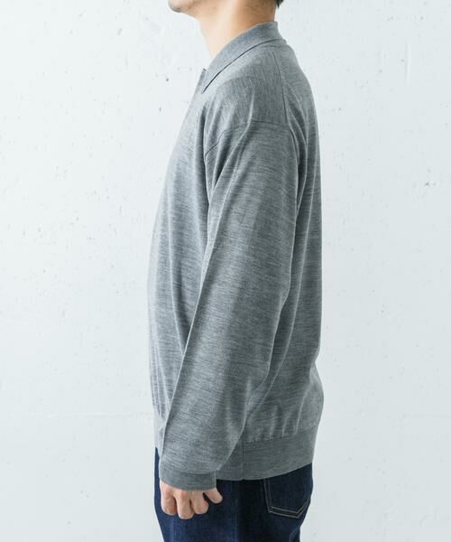 URBAN RESEARCH / アーバンリサーチ ニット・セーター | YLEVE　W/S CASHMERE  KNIT POLO | 詳細11
