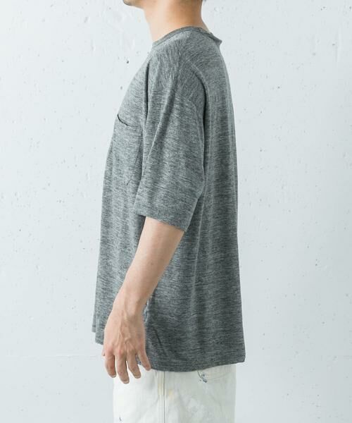 URBAN RESEARCH / アーバンリサーチ Tシャツ | YLEVE　LINEN POCKET T-SHIRTS | 詳細6