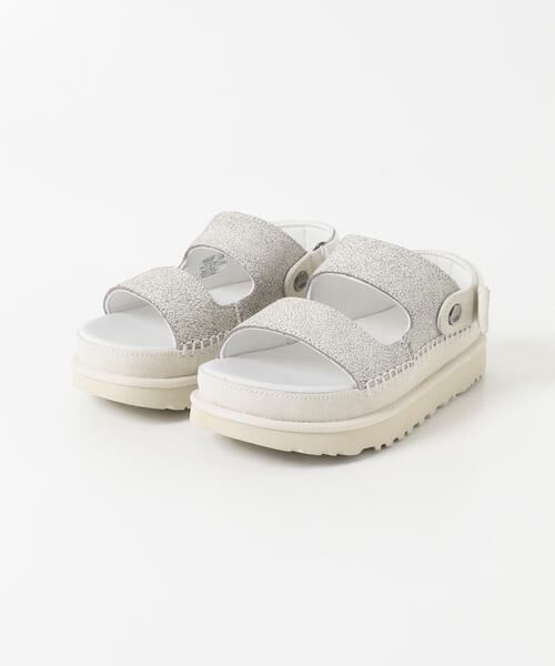 URBAN RESEARCH / アーバンリサーチ サンダル | UGG　W GOLDENSTAR CRACKLEGLIDE（ホワイト系その他）