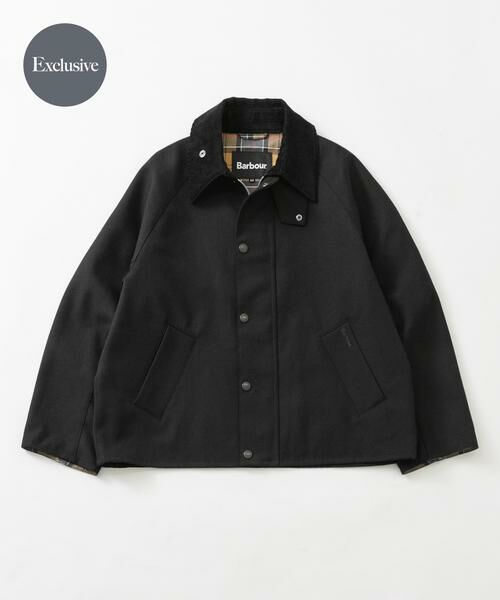 URBAN RESEARCH / アーバンリサーチ その他アウター | 『別注』Barbour / URBAN RESEARCH　TRANSPORT WOOL JACKET（ブラック）