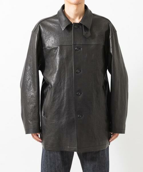 URBAN RESEARCH / アーバンリサーチ レザーブルゾン・ジャケット | ANOTHER OFFICE　LEATHER CAR COAT | 詳細1