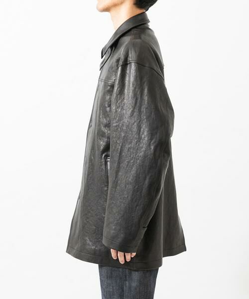 URBAN RESEARCH / アーバンリサーチ レザーブルゾン・ジャケット | ANOTHER OFFICE　LEATHER CAR COAT | 詳細2