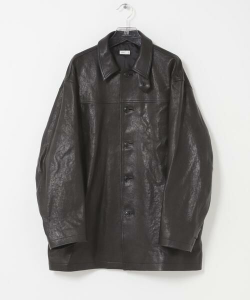 URBAN RESEARCH / アーバンリサーチ レザーブルゾン・ジャケット | ANOTHER OFFICE　LEATHER CAR COAT | 詳細4