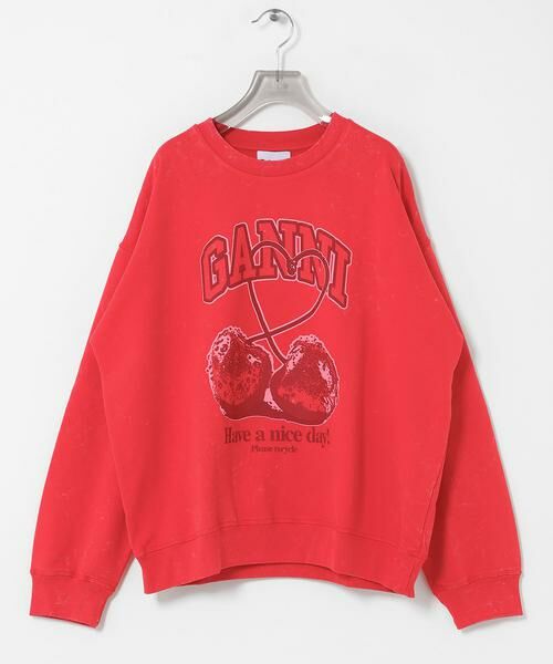 URBAN RESEARCH / アーバンリサーチ スウェット | GANNI　ISOLI CREWNECK CHERRY | 詳細5