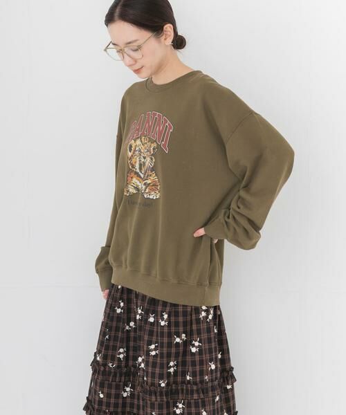 URBAN RESEARCH / アーバンリサーチ スウェット | GANNI　ISOLI CREWNECK TIGER | 詳細1