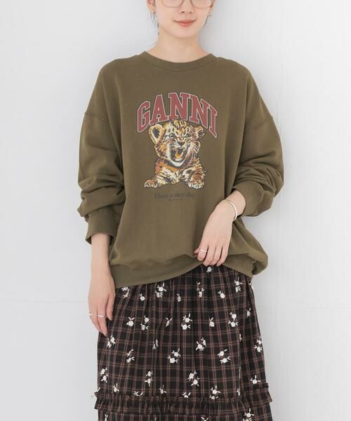 URBAN RESEARCH / アーバンリサーチ スウェット | GANNI　ISOLI CREWNECK TIGER | 詳細4