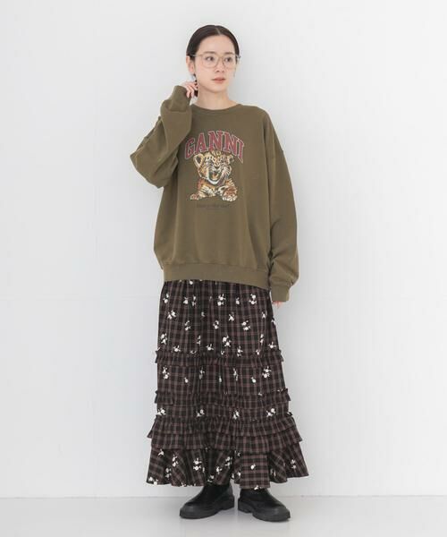 URBAN RESEARCH / アーバンリサーチ スウェット | GANNI　ISOLI CREWNECK TIGER | 詳細5