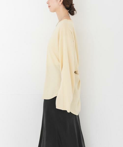 URBAN RESEARCH / アーバンリサーチ Tシャツ | HAKUJI　BACK TWIST PULLOVER | 詳細4