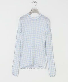 URBAN RESEARCH / アーバンリサーチ Tシャツ | HAKUJI　DIAMOND PRINT RIB LONG-SLEEVE PULLOVER