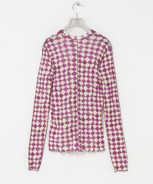 URBAN RESEARCH / アーバンリサーチ Tシャツ | HAKUJI　DIAMOND PRINT RIB LONG-SLEEVE PULLOVER | 詳細5