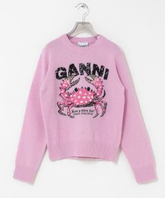 URBAN RESEARCH / アーバンリサーチ ニット・セーター | GANNI　GRAPHIC SWEATER CRAB