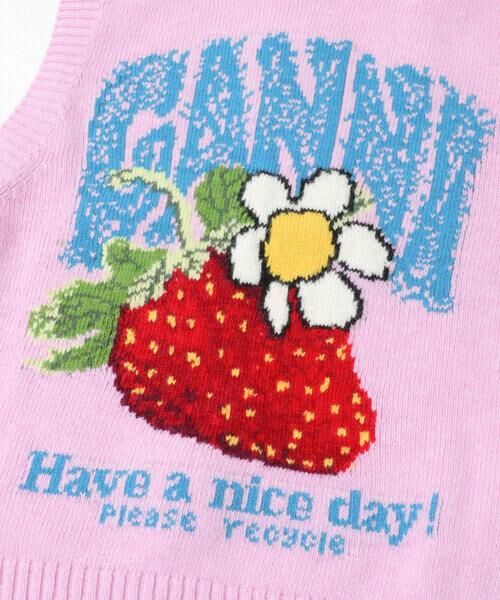 URBAN RESEARCH / アーバンリサーチ ベスト | GANNI　GRAPHIC WOOL VEST | 詳細3