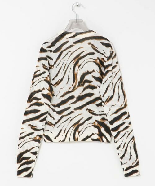 URBAN RESEARCH / アーバンリサーチ カーディガン・ボレロ | GANNI　SHEER PRINTED COTTON CARDIGAN | 詳細4