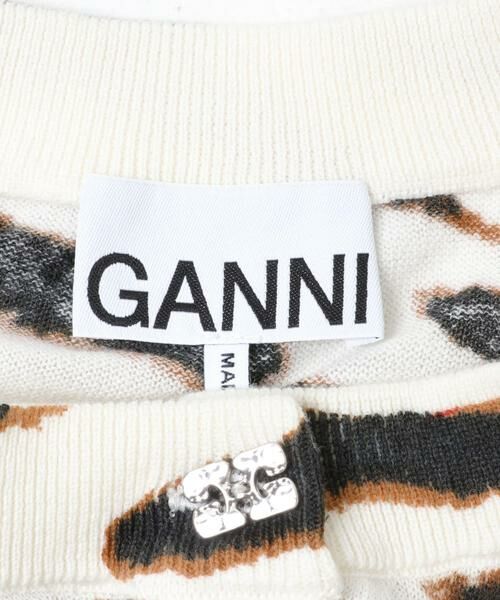 URBAN RESEARCH / アーバンリサーチ カーディガン・ボレロ | GANNI　SHEER PRINTED COTTON CARDIGAN | 詳細6
