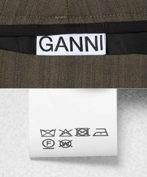 URBAN RESEARCH / アーバンリサーチ その他パンツ | GANNI　WOOL MELANGE STRAIGHT PANTS | 詳細7