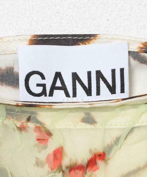 URBAN RESEARCH / アーバンリサーチ スカート | GANNI　PRINTED STRETCH SATIN SKIRT | 詳細6