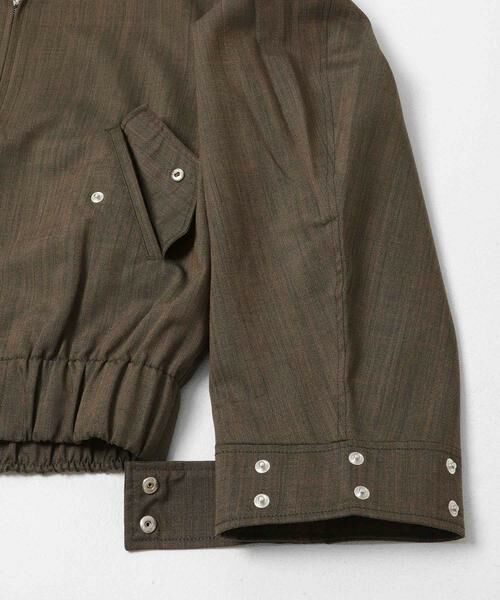 URBAN RESEARCH / アーバンリサーチ ブルゾン | GANNI　WOOL MELANGE BOMBER JACKET | 詳細3