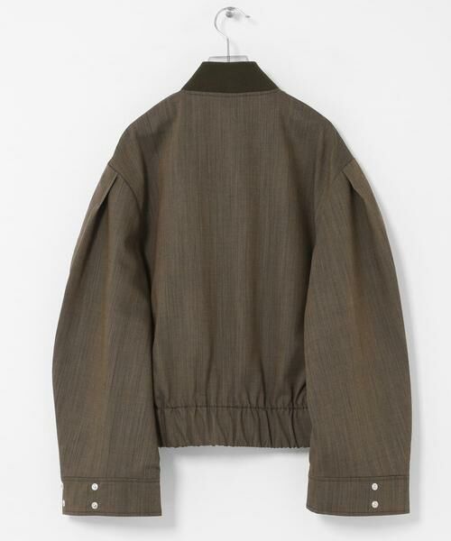 URBAN RESEARCH / アーバンリサーチ ブルゾン | GANNI　WOOL MELANGE BOMBER JACKET | 詳細5