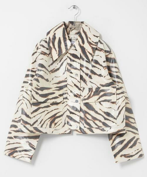 URBAN RESEARCH / アーバンリサーチ その他アウター | GANNI　PRINTED LAMINATED BARN JACKET | 詳細1