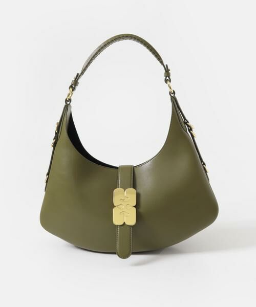 URBAN RESEARCH / アーバンリサーチ ショルダーバッグ | GANNI　KAT SMALL BUTTER（オリーブ）