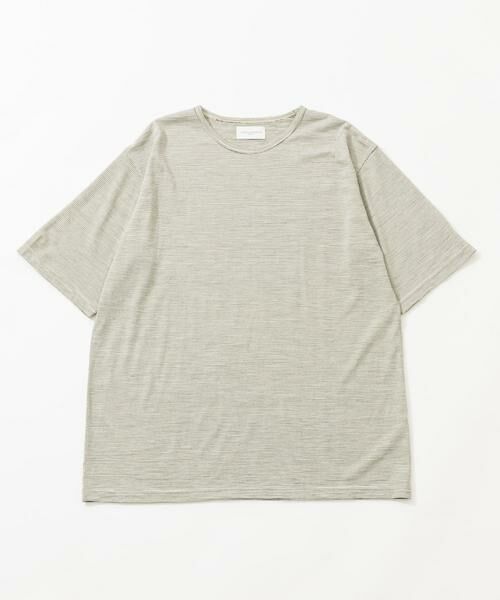 URBAN RESEARCH / アーバンリサーチ Tシャツ | new basic　WASHABLE MERINO WOOL T-SHIRTS（ホワイト系その他）
