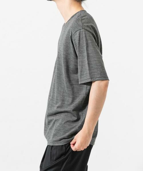 URBAN RESEARCH / アーバンリサーチ Tシャツ | new basic　WASHABLE MERINO WOOL T-SHIRTS | 詳細8