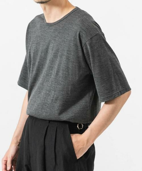 URBAN RESEARCH / アーバンリサーチ Tシャツ | new basic　WASHABLE MERINO WOOL T-SHIRTS | 詳細21