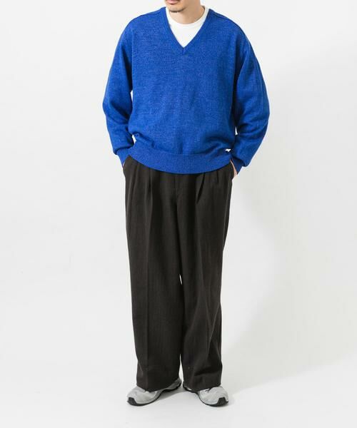 URBAN RESEARCH / アーバンリサーチ ニット・セーター | new basic　WASHI WOOL V-NECK KNIT | 詳細3