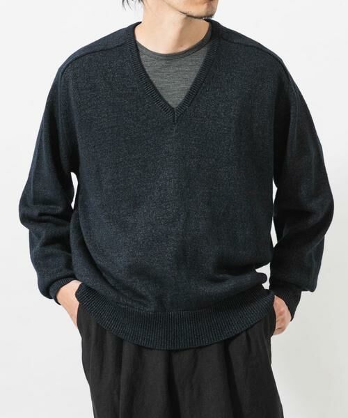 URBAN RESEARCH / アーバンリサーチ ニット・セーター | new basic　WASHI WOOL V-NECK KNIT | 詳細9