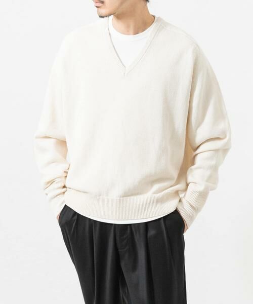 URBAN RESEARCH / アーバンリサーチ ニット・セーター | new basic　WASHI WOOL V-NECK KNIT | 詳細16