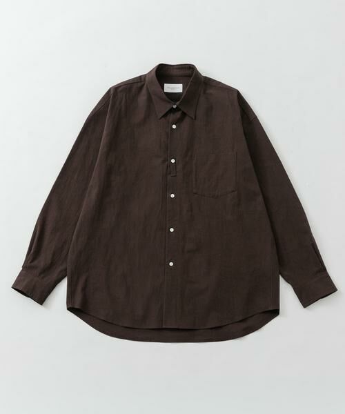 URBAN RESEARCH / アーバンリサーチ シャツ・ブラウス | new basic　QUIET REGULAR SHIRTS（ブラウン）