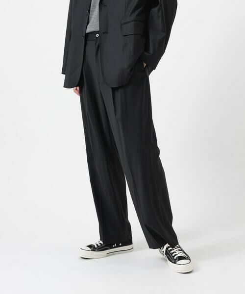URBAN RESEARCH / アーバンリサーチ その他パンツ | new basic　WOOL SILK TAPERED SLACKS | 詳細2