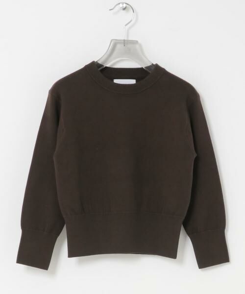 URBAN RESEARCH / アーバンリサーチ ニット・セーター | new basic　FLUID BABY KNIT（ダークブラウン）