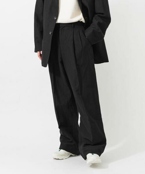 URBAN RESEARCH / アーバンリサーチ その他パンツ | new basic WOOL LINEN TROUSER | 詳細2