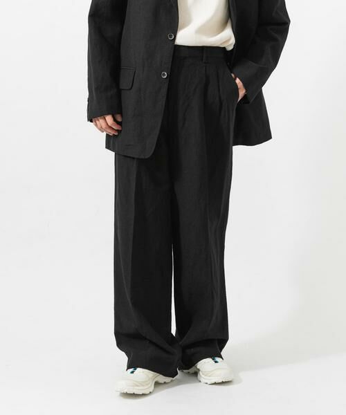 URBAN RESEARCH / アーバンリサーチ その他パンツ | new basic WOOL LINEN TROUSER | 詳細3