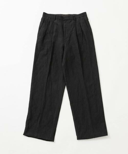 URBAN RESEARCH / アーバンリサーチ その他パンツ | new basic WOOL LINEN TROUSER(ブラック)