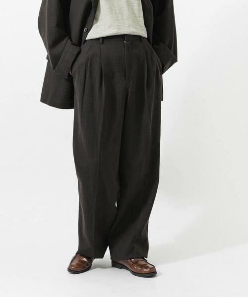 URBAN RESEARCH / アーバンリサーチ その他パンツ | new basic　WOOL SILK LINEN TROUSER | 詳細3