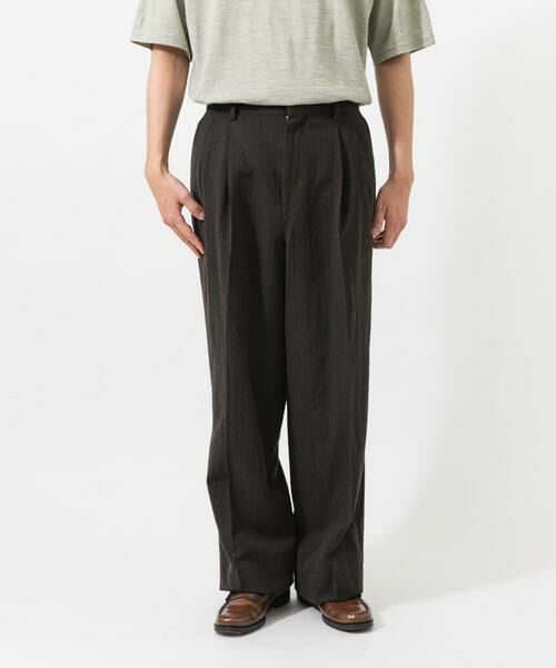 URBAN RESEARCH / アーバンリサーチ その他パンツ | new basic　WOOL SILK LINEN TROUSER | 詳細7