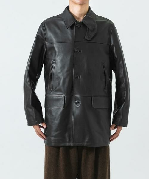 URBAN RESEARCH / アーバンリサーチ レザーブルゾン・ジャケット | new basic　LAMB LEATHER CAR COAT | 詳細4