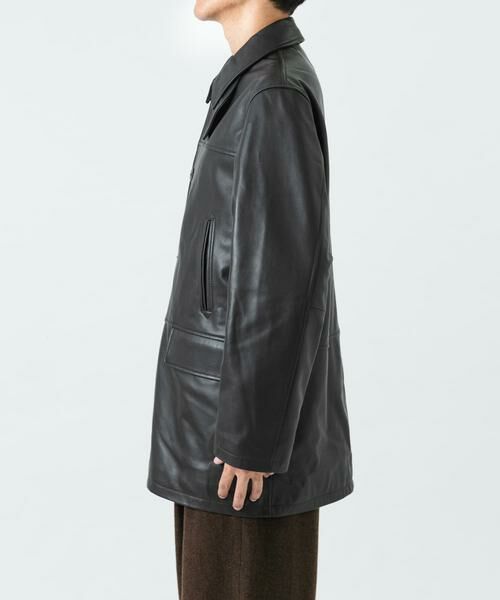 URBAN RESEARCH / アーバンリサーチ レザーブルゾン・ジャケット | new basic　LAMB LEATHER CAR COAT | 詳細5
