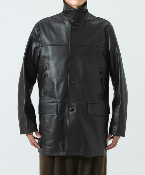 URBAN RESEARCH / アーバンリサーチ レザーブルゾン・ジャケット | new basic　LAMB LEATHER CAR COAT | 詳細7