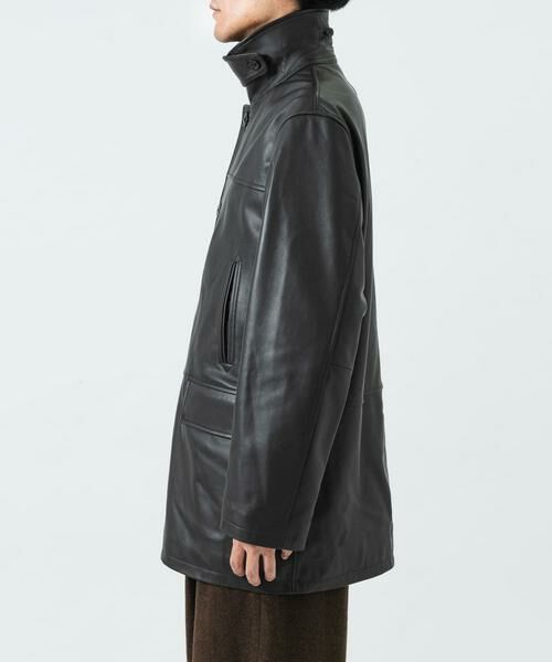 URBAN RESEARCH / アーバンリサーチ レザーブルゾン・ジャケット | new basic　LAMB LEATHER CAR COAT | 詳細8