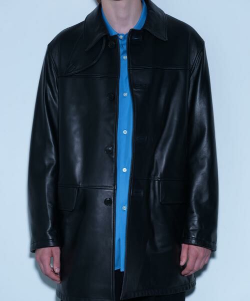 URBAN RESEARCH / アーバンリサーチ レザーブルゾン・ジャケット | new basic　LAMB LEATHER CAR COAT | 詳細16