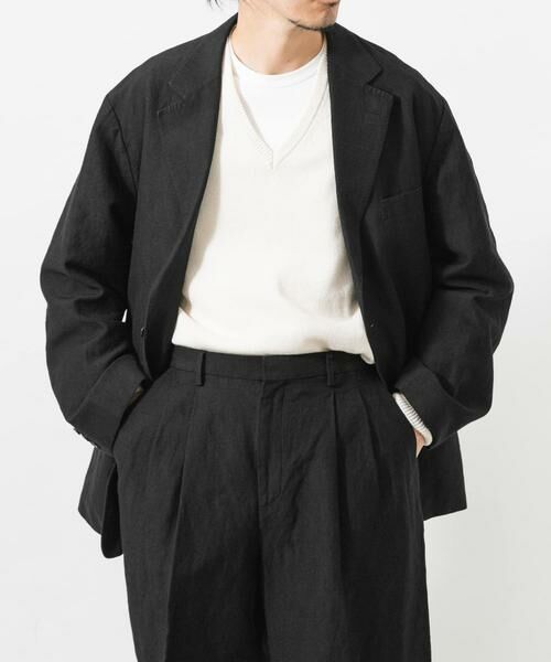 URBAN RESEARCH / アーバンリサーチ その他アウター | new basic　WOOL LINEN SINGLE JACKET | 詳細1