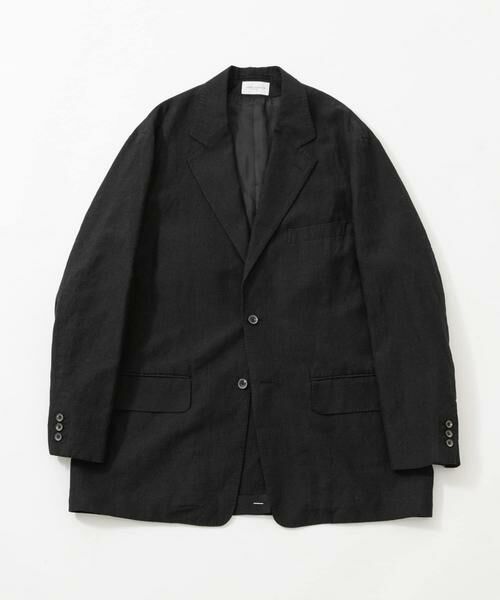 URBAN RESEARCH / アーバンリサーチ その他アウター | new basic　WOOL LINEN SINGLE JACKET（ブラック）