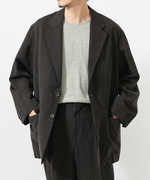 URBAN RESEARCH / アーバンリサーチ その他アウター | new basic　WOOL SILK LINEN SINGLE JACKET | 詳細1